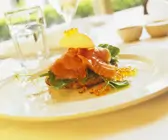 Maisbratlinge mit Lachs