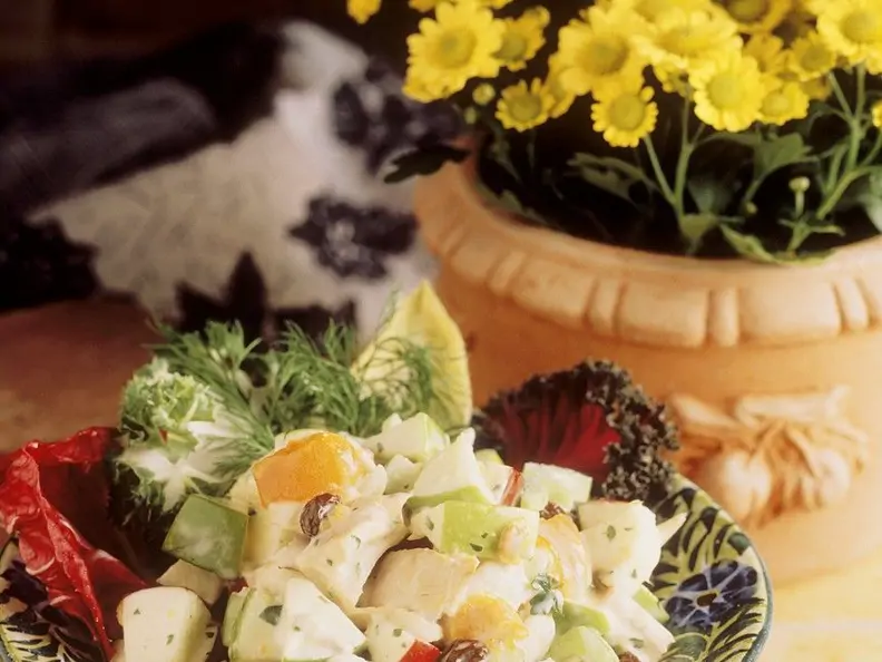 Fruchtiger Geflügelsalat