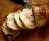 Gegrillter Putenrollbraten