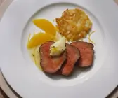 Filetsteak mit Orangensauce