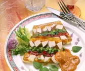 Sülze mit Geflügel und Gemüse