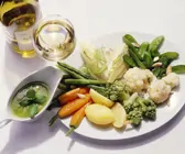 Buttergemüse mit Dip