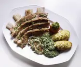 Suppenfleisch mit Gemüse