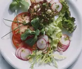 Einfacher bunter Salat
