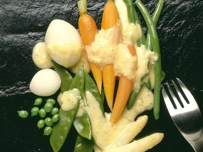 Buntes Gemüse mit Buttersauce