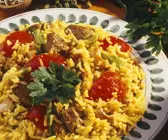 Gewürzreis mit Lamm