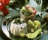 Joghurt-Schnittlauchterrine