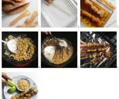 Satéspieße mit Dip