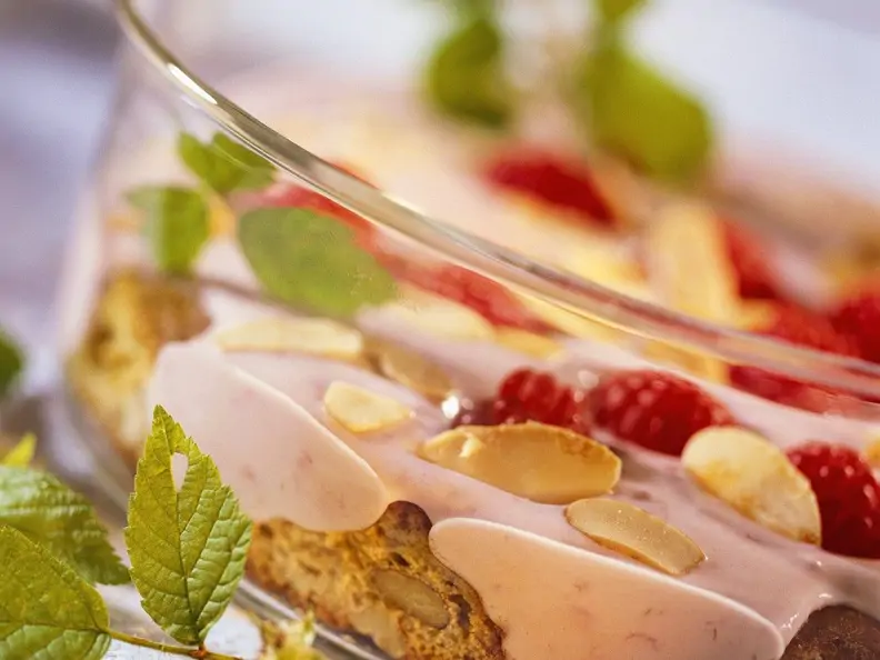 Cantuccini mit Himbeer-Mascarponecreme
