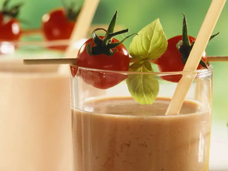 Tomaten-Basilikum-Smoothie