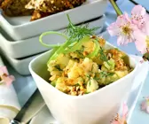 Kartoffel-Gurken-Creme mit Mandeln