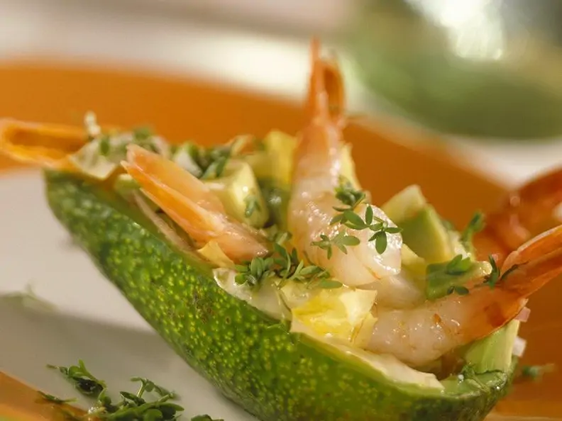 Avocado-Garnelensalat
