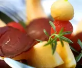 Melone mit Schinken