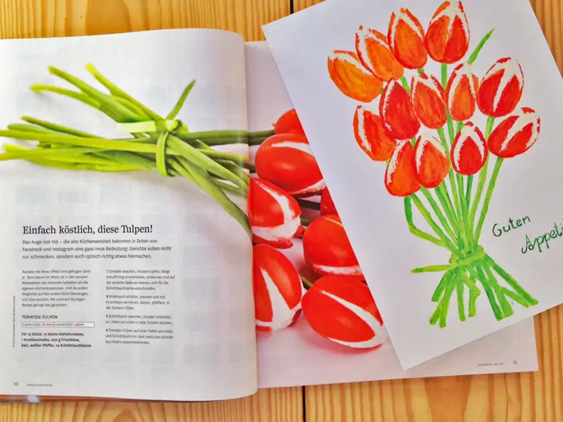 Tomaten-Tulpen