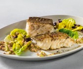 Geräucherter Kabeljau mit Champignon-Sellerie-Remoulade