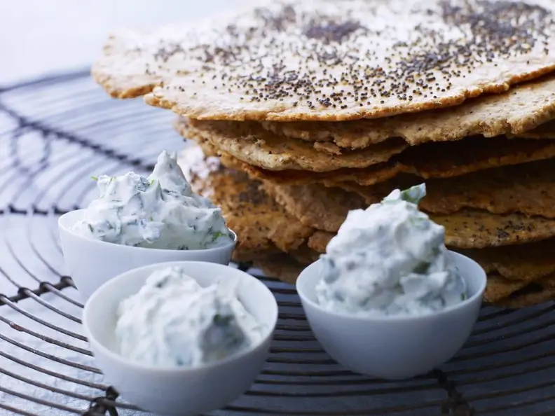 Knäckebrot mit Mohn