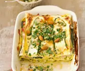 Zucchinilasagne mit Schinken