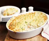 Fischauflauf mit Kartoffelhaube