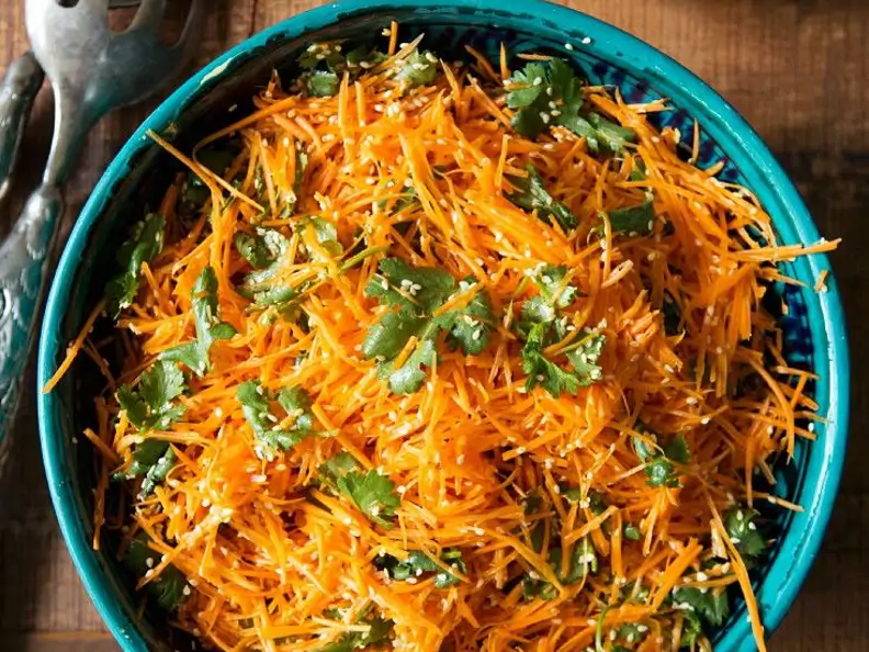 Möhrensalat mit Sesam