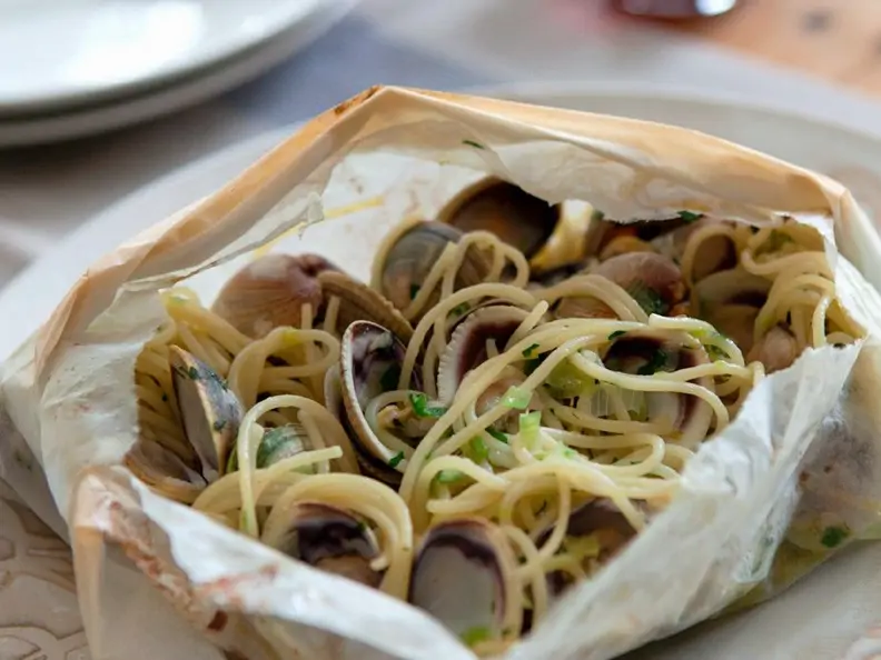 Spaghetti mit Herzmuscheln