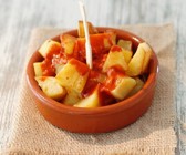 Gebackene Kartoffeln mit Paprikasauce