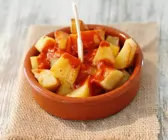 Gebackene Kartoffeln mit Paprikasauce