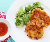 Bohnenbratlinge mit Salat