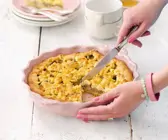 Rhabarberkuchen mit Streusel