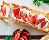 Erdbeer-Blätterteig-Tarte