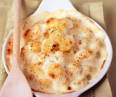 Gemüsegratin mit Kohlrabi und Topinambur