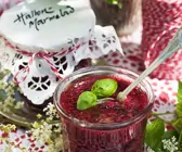 Himbeermarmelade mit Holundersirup