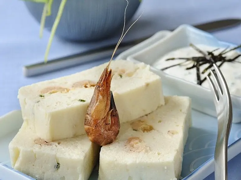 Hechtterrine mit Shrimps