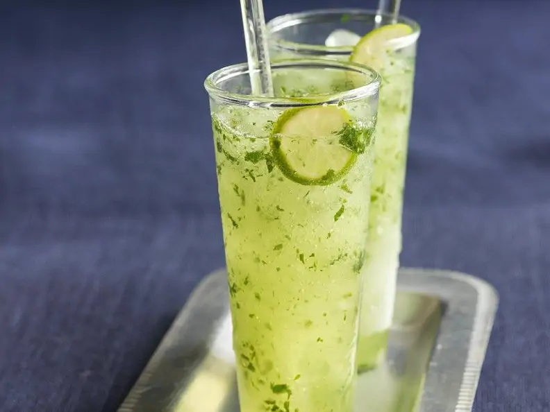 Minz-Limetten-Limo
