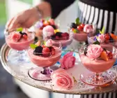 Leichte Himbeercreme