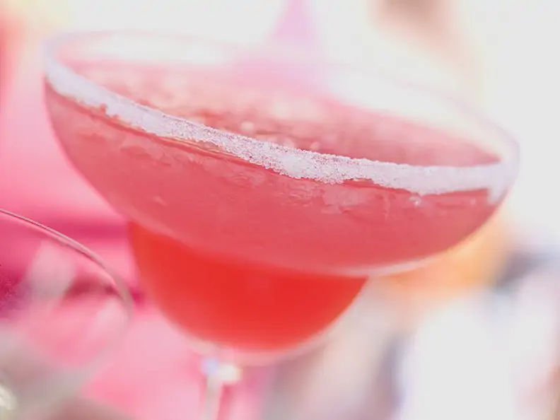 Rosa Sommerdrink