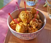 Frittierte Krabbenhappen