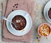 Schoko-Tassenkuchen mit Mandeln