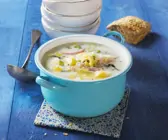 Kartoffelsuppe mit Rüben und Sellerie