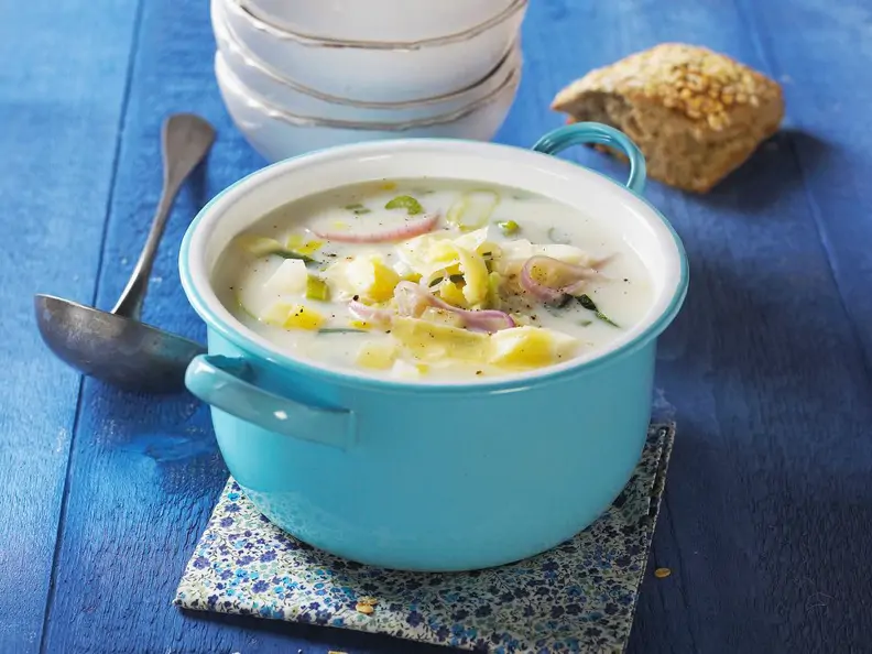 Kartoffelsuppe mit Rüben und Sellerie