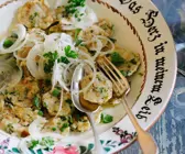 Bayerischer Knödelsalat