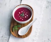 Rote Bete Suppe mit Kokosmilch