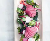 Rosenkohl-Birnen-Salat mit Feta