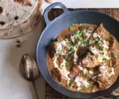 Cremiges Rindfleischcurry aus Indien