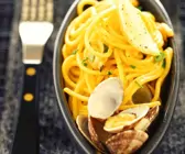Gelbe Spaghetti Vongole