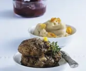 Wildfrikadellen mit Kartoffel-Maronen-Püree