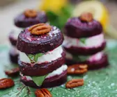Rote-Bete-Ziegenkäse-Türmchen