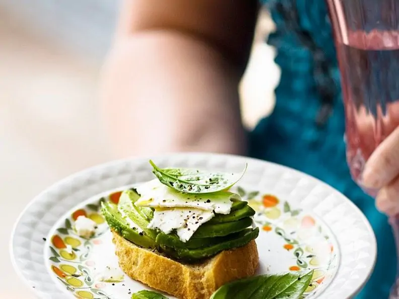 Avocado-Käse-Toast