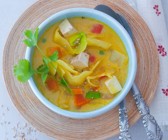Curry-Gemüsesuppe