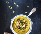 Cremige Rosenkohl-Bohnen-Suppe