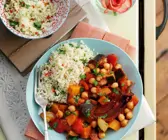 Orientalische Gemüsepfanne mit Couscous